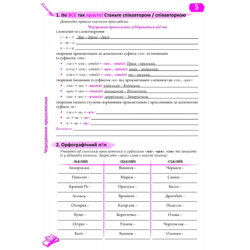 Картки з української мови Соняшник Орфографія 5–11 клас для підготовки до ДПА та ЗНО