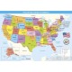 Плакат шкільний Пiдручники i посiбники Карта США