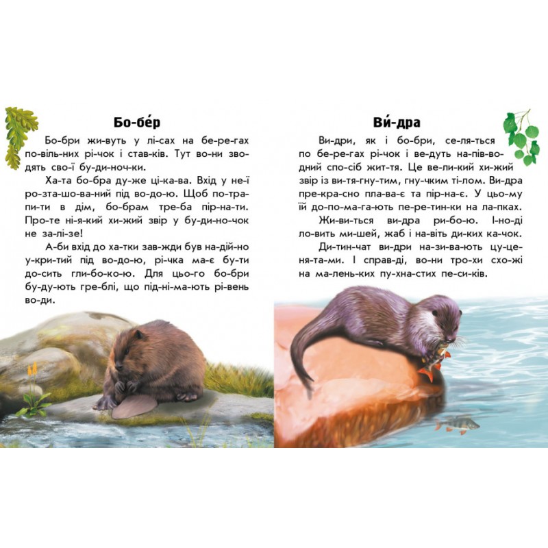 Книга Читаю про Україну. Тварини річок та морів Ранок
