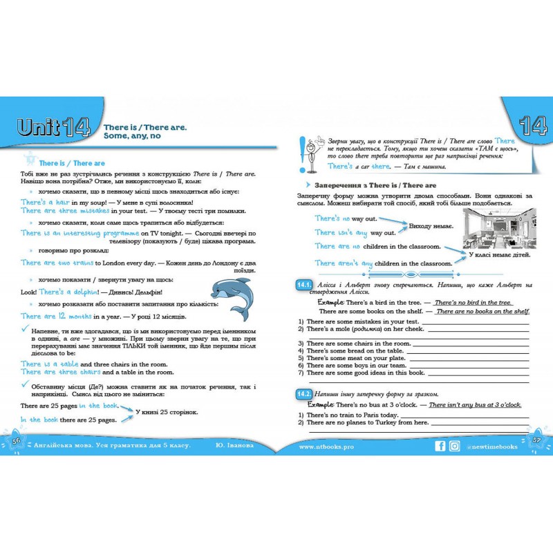 Правильна англійська. Вся граматика. 5 клас Нью Тайм Ю. Іванова