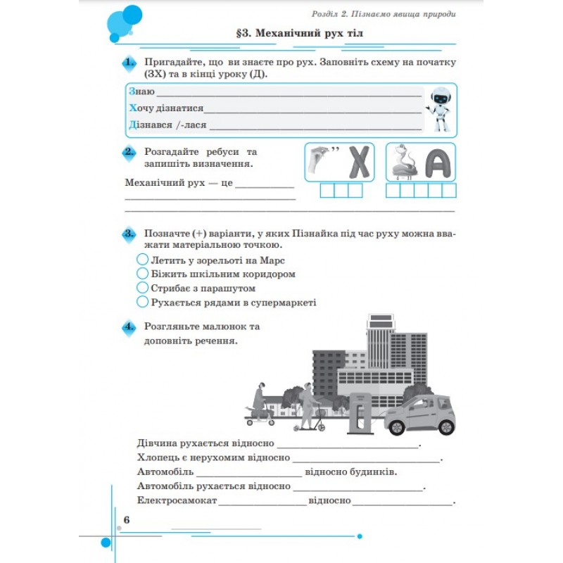 НУШ Робочий зошит Астон Пізнаємо природу 6 клас Мідак, Кокар