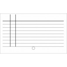 Каталожна картка для шкільних бібліотек Ранок /100 штук