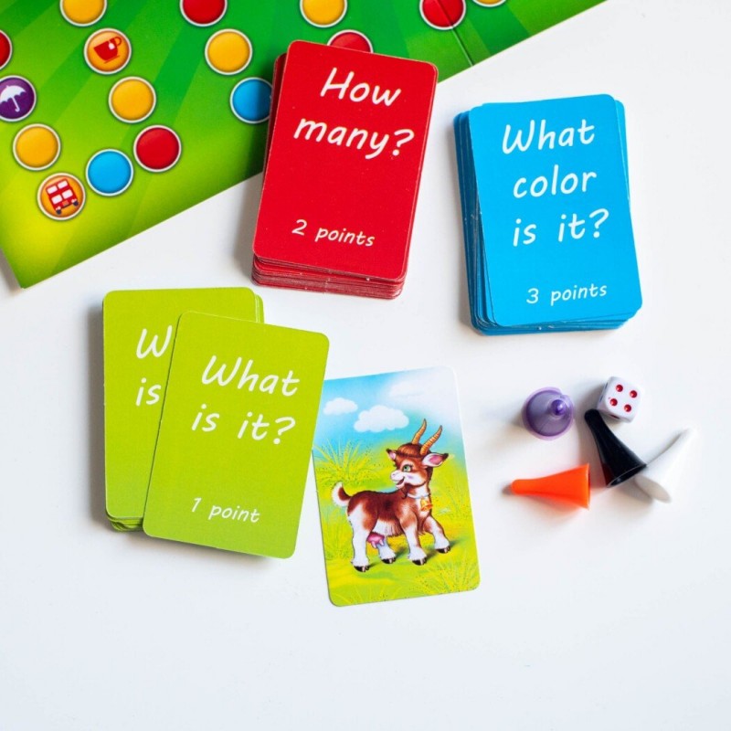 Настільна гра Гра в питання. Англійська мова Ранок. Наочні посібники