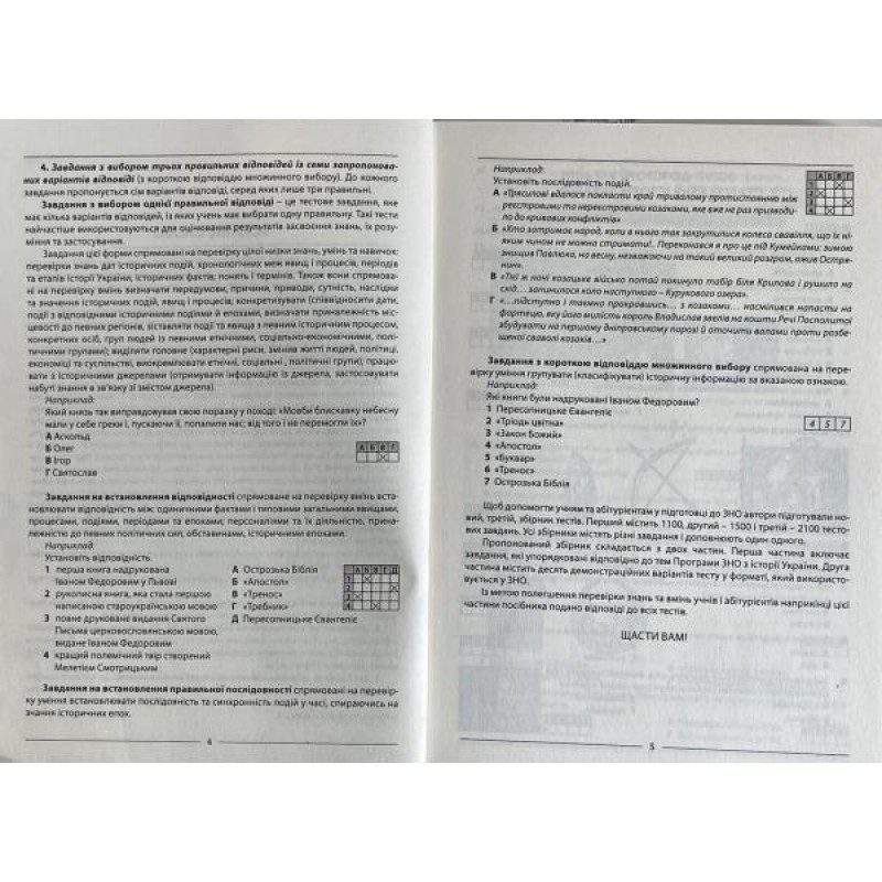 Підготовка до ЗНО Історія України Абетка Збірник тестових завдань (2100 тестів + 10 комплексні варіанти ЗНО) Гісем