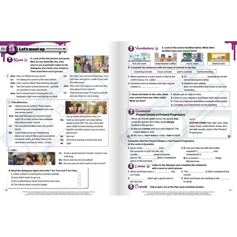 НУШ Підручник Лінгвіст Full Blast Plus for Ukraine 8 Student's book Англійська мова 8 клас Мітчелл Г.К. (тверда обкладинка) - 2025 рік