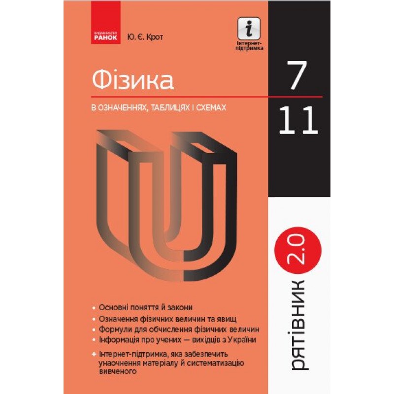КОМПЛЕКТ Довідників Рятівник 7-11 класи Хімія + Геометрія + Алгебра + Фізика + Біологія Ранок + Подарунок
