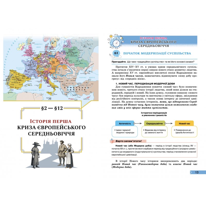 НУШ Підручник Оріон Історія: Україна і Світ 8 клас Інтегрований курс І.Я. Щупак - 2025 рік