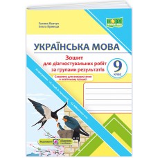 НУШ Діагностувальні роботи Пiдручники i посiбники Українська мова 9 клас за програмою Голуб, Горошкіної, Заболотного